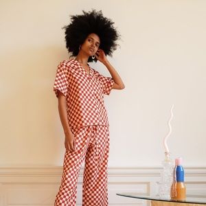 WRAY Spice Check Pajama Top
